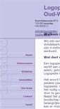 Mobile Screenshot of logopedie-oudwest.nl